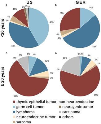 Epidemiology of thymomas and thymic carcinomas in the United States and Germany, 1999-2019